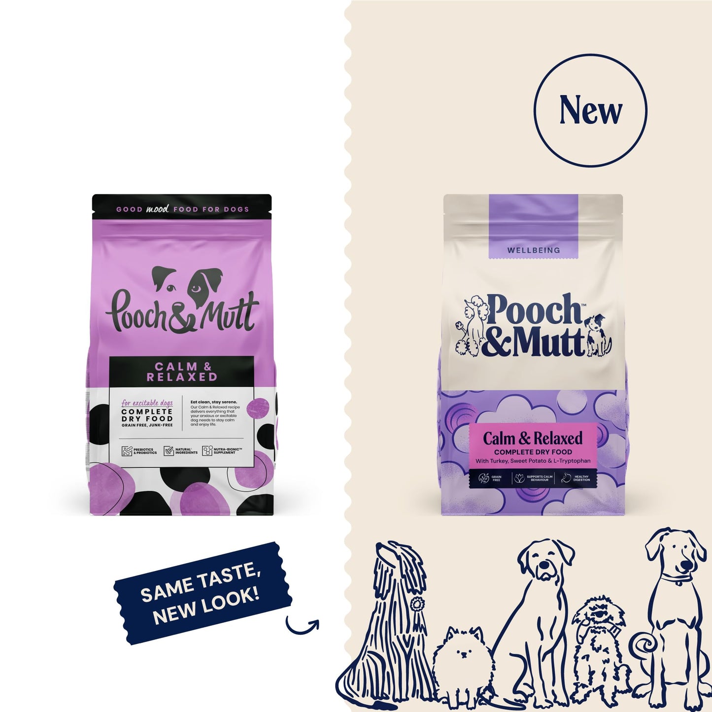 Pooch & Mutt Complete & Relaxed – Natural Calming Dog Food